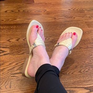 Brighton Linda Nude Sandal, sz 8